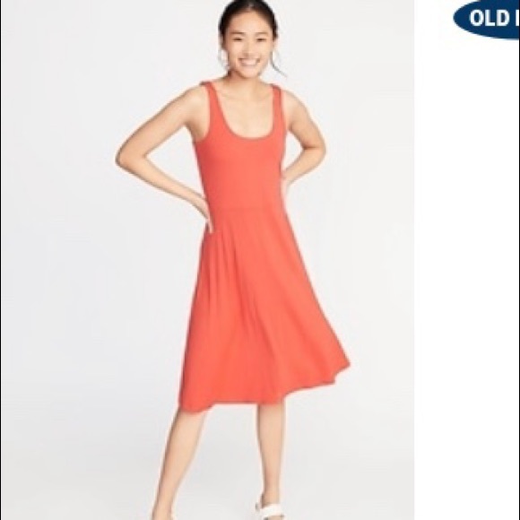 Old Navy Dresses & Skirts - TALL SIZE: Sleeveless Midi Fit and Flare Dress